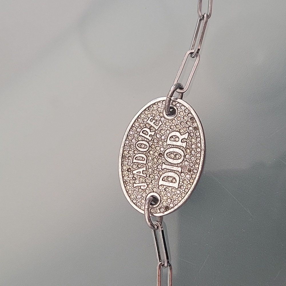 Authentic Vintage Dior Bracelet Silver Tone